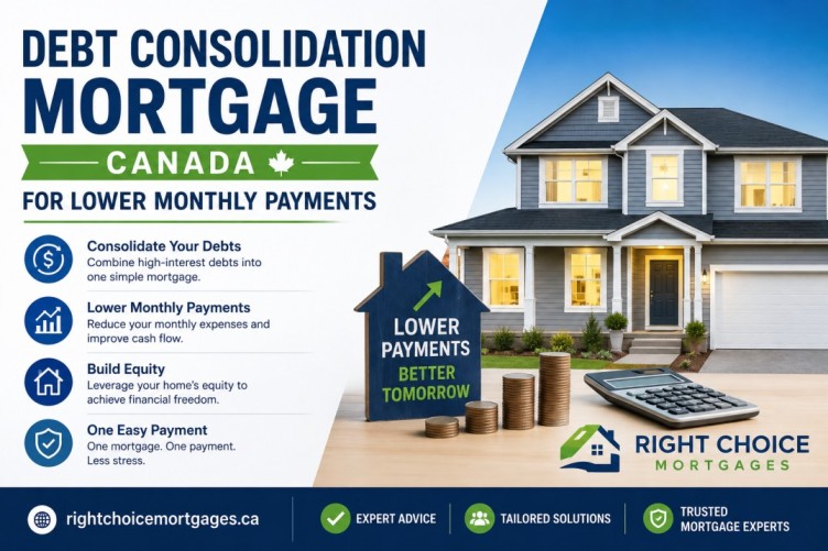 Debt Consolidation Mortgage Canada for Lower Monthly Payments