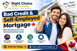 Bad Credit Self Employed Mortgages Brampton